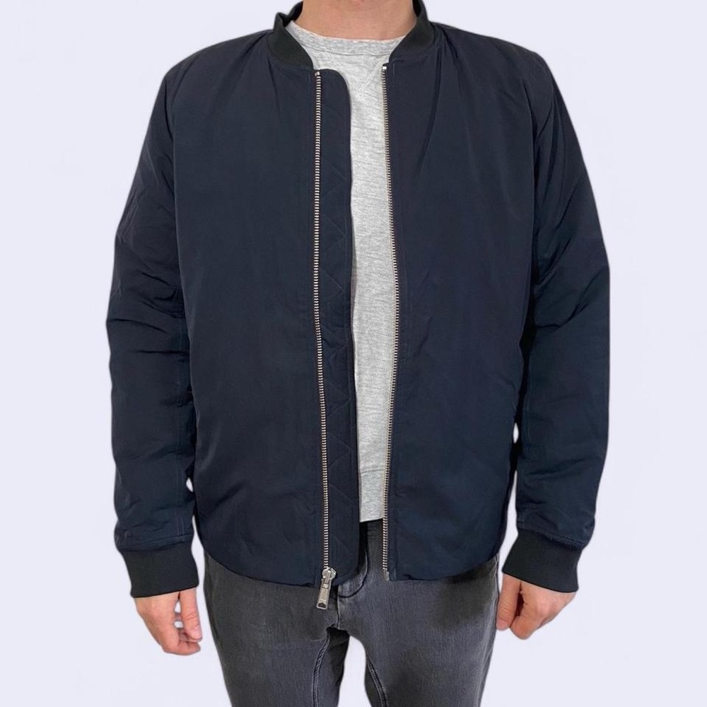 Everlane The Men's Filled Bomber Jacket Black Base - Size M